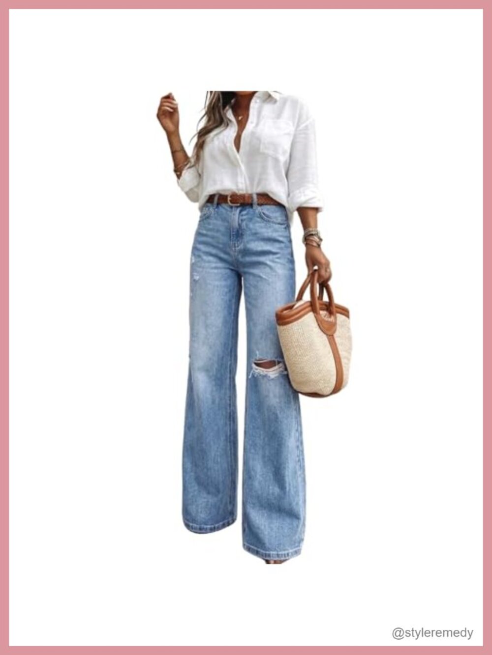 High Rise Flared Bell Bottom Jeans Women Long Inseam Distressed Light Stretch
